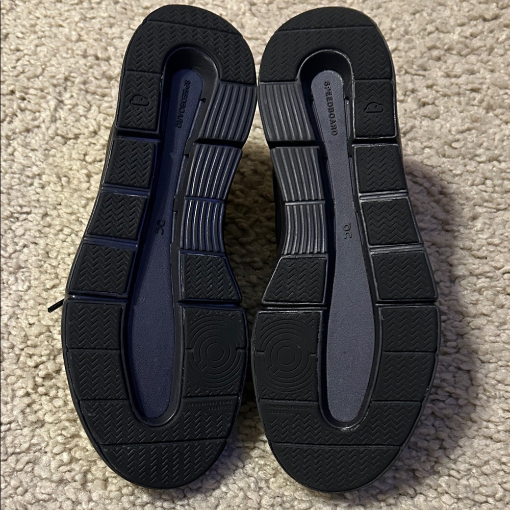 The Roger ON Womens Black Speedboard cloudtec Sneakers- Brand New - Picture 5 of 7